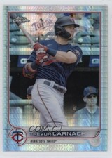 2022 Topps Chrome Prism Refractor Trevor Larnach #88 3v8
