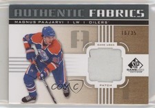 2011-12 SP Game Used Edition Authentic Fabrics 16/35 Magnus Paajarvi Patch 7ez