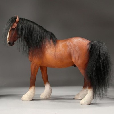 Mr.Z Shire Horse 2.0 Animal Resin Statue 15.7'' Large Size Model INSTOCK 1/6
