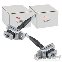 2X NTY TÜRfeststeller TÜRstopper Beidseitig Hinten Passend FüR Toyota Hilux