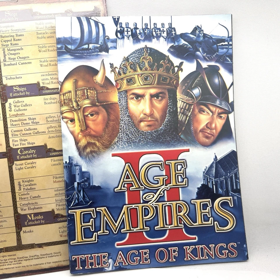 Age of Empires 2: The Age of Kings PC Game Disc PC Games And Manual - Image 2 of 4