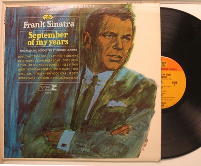 Frank Sinatra Lp September Of My Years On Reprise - Vg+ To Vg++ / Vg+ To Vg++