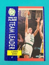 1991-92 Fleer #373 Larry Bird Boston Celtics BASKETBALL Card 9B