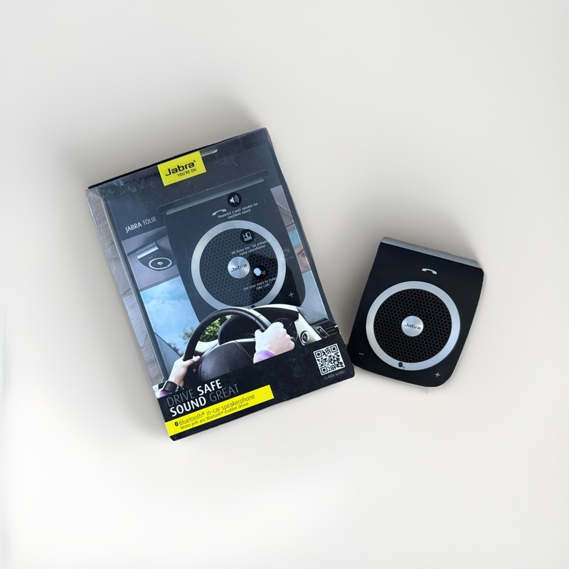 Jabra Tour Bluetooth In-Car Speakerphone - NEW IN BOX plus SECOND USED ONE