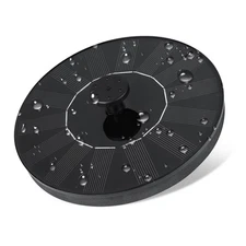 Outdoor Solar Powered Birth Bath Fountain Pump Pond Floating Outdoor 4 Nozzle