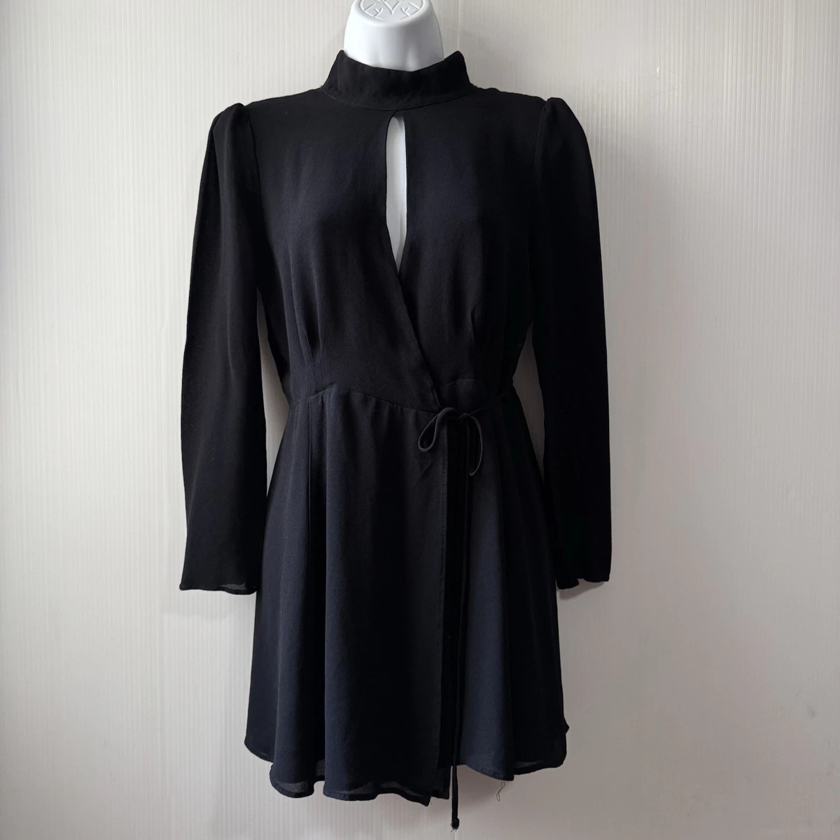 black wrap dress for women Kiyonna Women's Essential Wrap Dress Black Size 5X