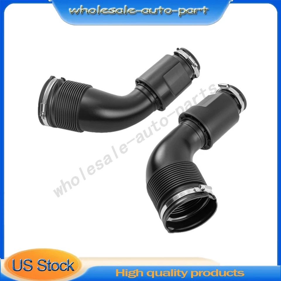 Conjunto de manguera de admisión de aire izquierda derecha para Audi A8 S8 Quattro 2010-2017 4H0129615E Foto 2 de 4