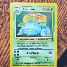Pokémon Venusaur 18/130 Base Set 2 Stage 2 Holo Rare 100 HP English Card on eBay