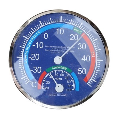 Indoor Temperature Humidity Detector Sensor Gauge Analog Thermometer Hygrometer
