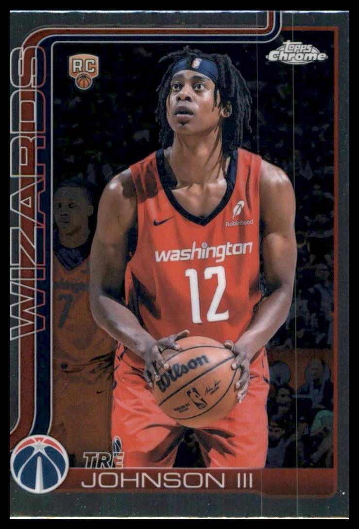 2025-26 Topps Chrome #256 Tre Johnson III