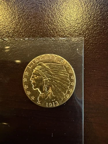 1913 $2.50 Gold Indian Head Quarter Eagle – Philadelphia
