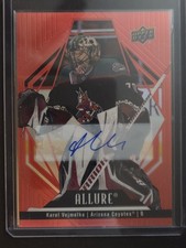 2022-23 Upper Deck Allure - Karel Vejmelka #35 Red Rainbow Autographs (AU)