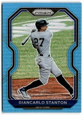 2021 Panini Giancarlo Stanton Light Blue Prizm Parallel