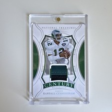 Panini 2024 National Treasures Century Materials Randall Cunningham Eagles /25