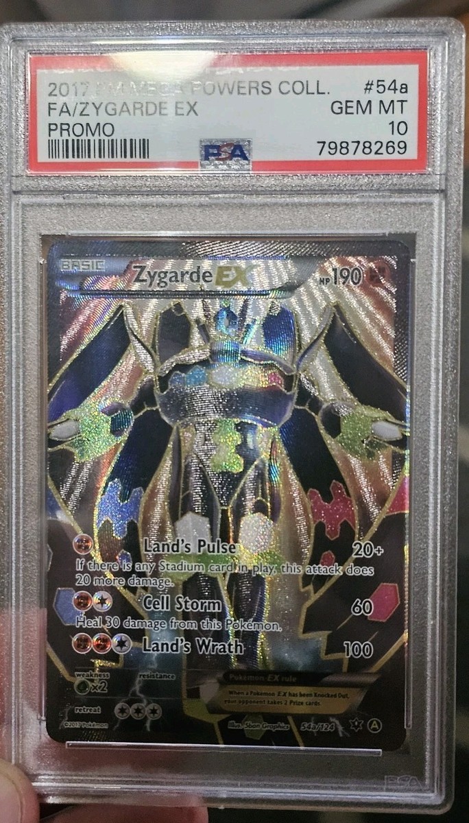 Zygarde EX 054A/124 Alternate Art Holo PSA 10 Pokemon PROMO PSA 10