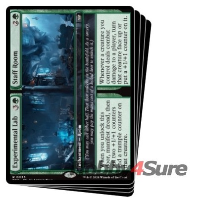 Experimental Lab X4 M/NM Magic MTG Duskmourn: House Of Horror: Commander