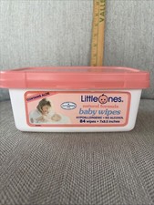 Vintage Little Ones Plastic Empty Refillable Baby Wipes Container Case