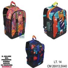 ZAINO BOXY TERMICO LT.14 BORSA TERMICA GIOSTYLE CON DECORAZIONI ESCUSIVE