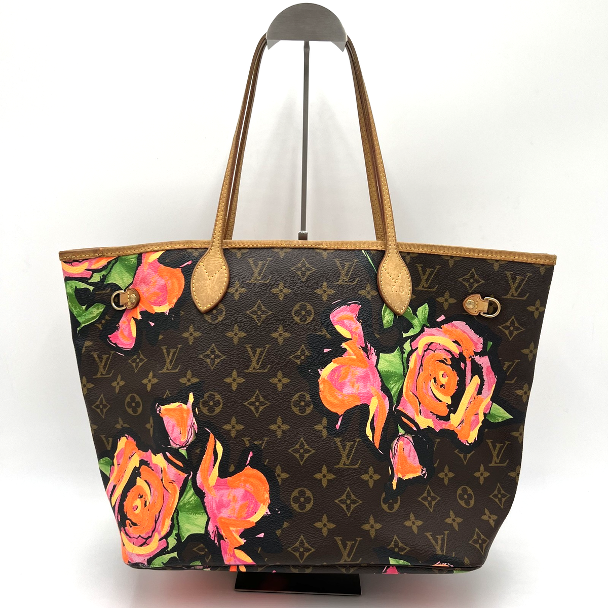 Louis Vuitton Neverfull MM Monogram Rose M48613 Tote Bag USED
