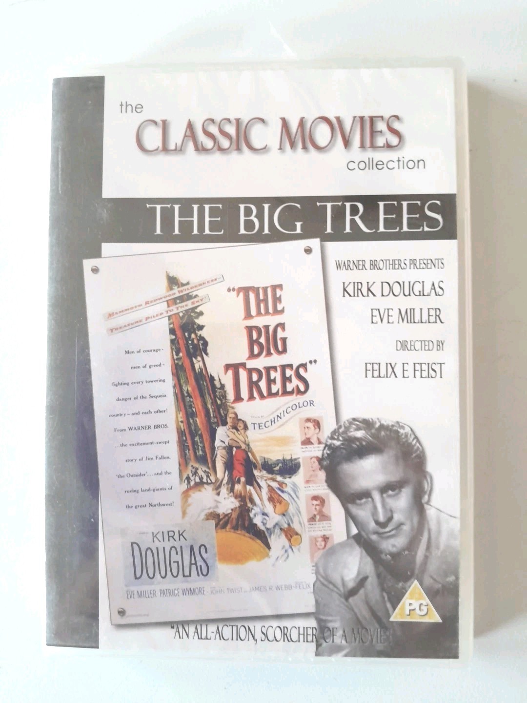 The Big Trees (DVD, 2003) New, Remastered Edition. Kirk Douglas, Eve Miller.