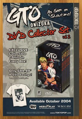 2006 GTO Great Teacher Onizuka Vintage Print Ad/Poster Anime DVD