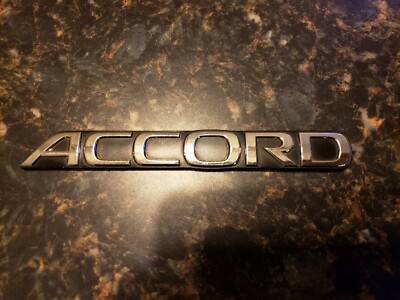 90 91 92 93 Honda Accord Chrome Rear Trunk Lid Emblem Badge