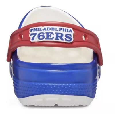 Crocs Classic Clog NBA Philadelphia 76ers Men Size 13 Sixers Blue Red Shoes NWT Crocs Classic Clog Philadelphia 76ers Red White Blue Men main image 3