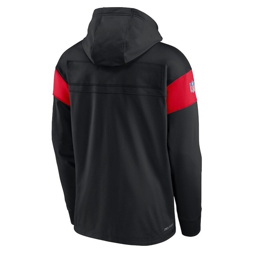 Atlanta Falcons Nike Black Sideline Arch Jersey Throwback Hoodie XL - NWT - Picture 6 of 6