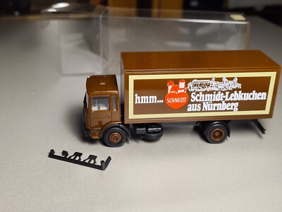 Herpa 1:87 / H0 #820414 MAN F8 Koffer LKW Schmidt - Lebkuchen aus Nürnberg EVP 2