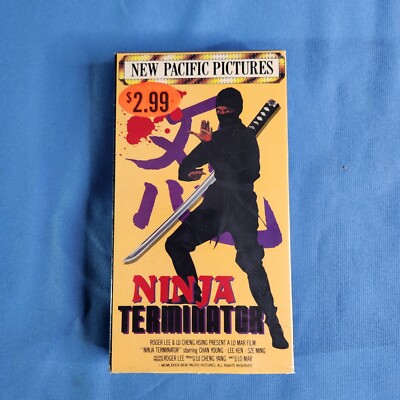 Ninja Terminator Rare & OOP Action Martial Arts Kung Fu VHS