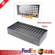 78-Holes Tattoo Ink Rack Wall Mounted Ink Bottle Display Holder Stand Organizer