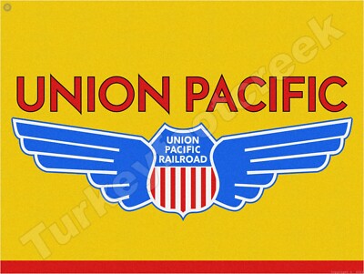 Union Pacific Railroad 9'' x 12'' Metal Sign