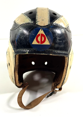 football helmet 1940s 1940 Pittsburgh Old pro Leather : Sports & Outdoors Authentic 1940s Leather Football Helmet