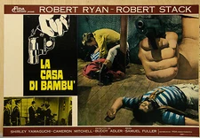 FOTOBUSTA 5, LA CASA DI BAMBU' House of Bamboo SAMUEL FULLER, STACK, POLIZIESCO