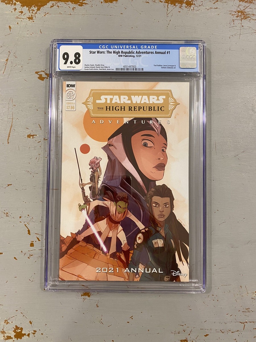 🔥STAR WARS HIGH REPUBLIC ADVENTURES ANNUAL CGC 1st BELL