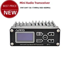 APRS AP-2 Mini Radio Transceiver VHF UHF 136-174MHz 400-480MHz Dual Band FM tps1