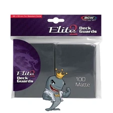 BCW Gaming Elite2 Deck Guard - Matte - Cool Gray Pokemon MTG FREE SHIP