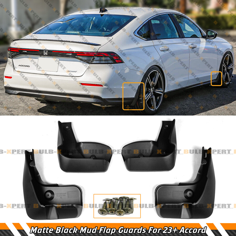 Itrims Plastic Car Accessories Exterior Mud Flaps Splash Guard 4pcs