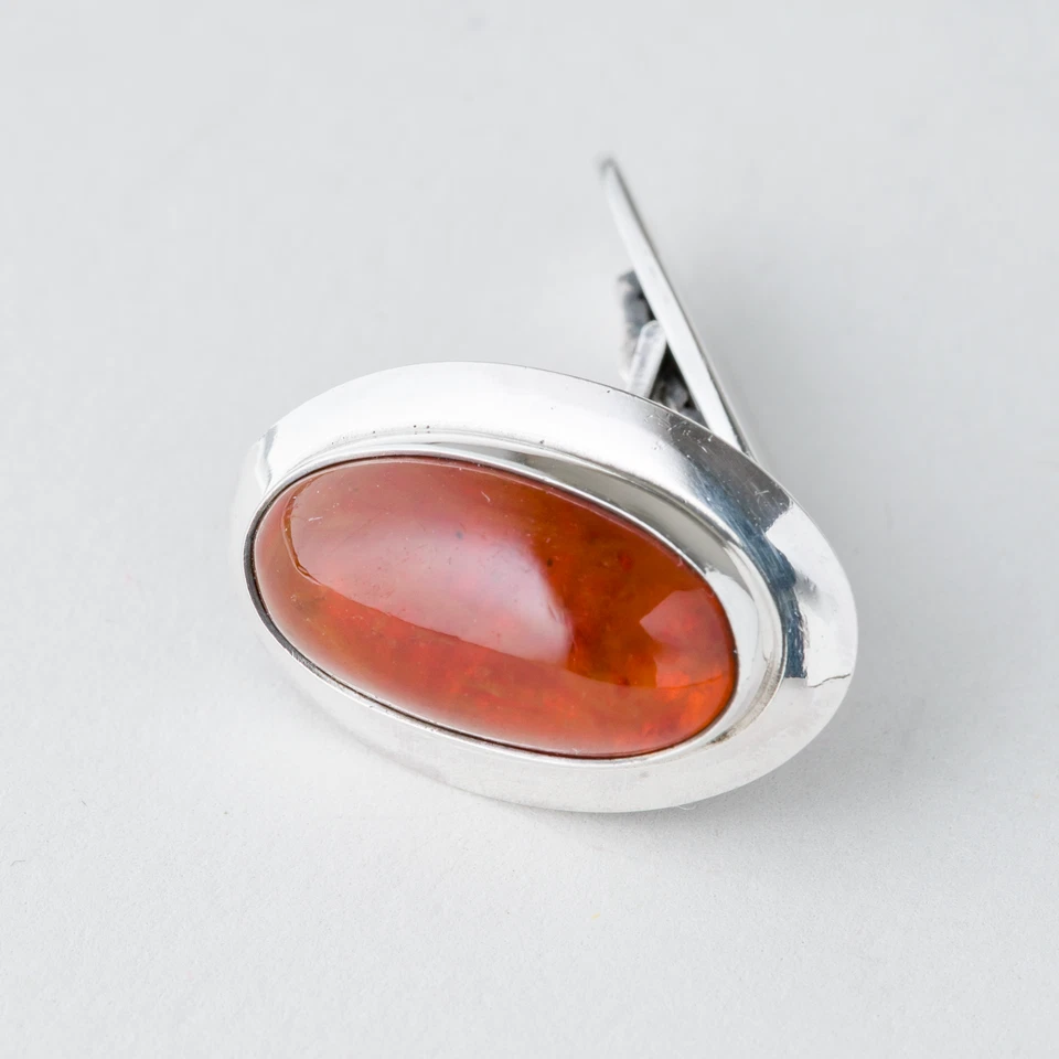 Manschettenknöpfe 925er Silber 9,24 g Bernstein Sterling Denmark - Bild 4 von 4