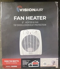 VisionAir 1VAHW09 1500/750W 9" Wire Element Heater New