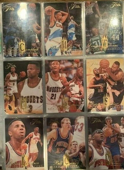 Individual 1994-95 Fleer Flair NBA Basketball Cards (Complete Your Set!) - Image 2 of 4