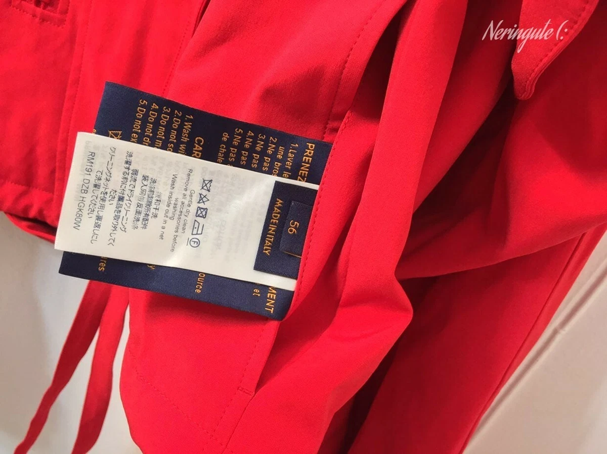 louis vuitton windbreaker red