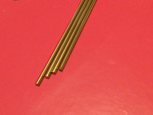 Brass Rod – 1.5mm Diameter X 300mm Long (4 Pieces) – Perfect For Model Making & Engineering