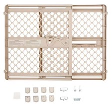 Dog Baby Gate Divider Retractable Extra Wide Swing Expansion Portable Pet Gate