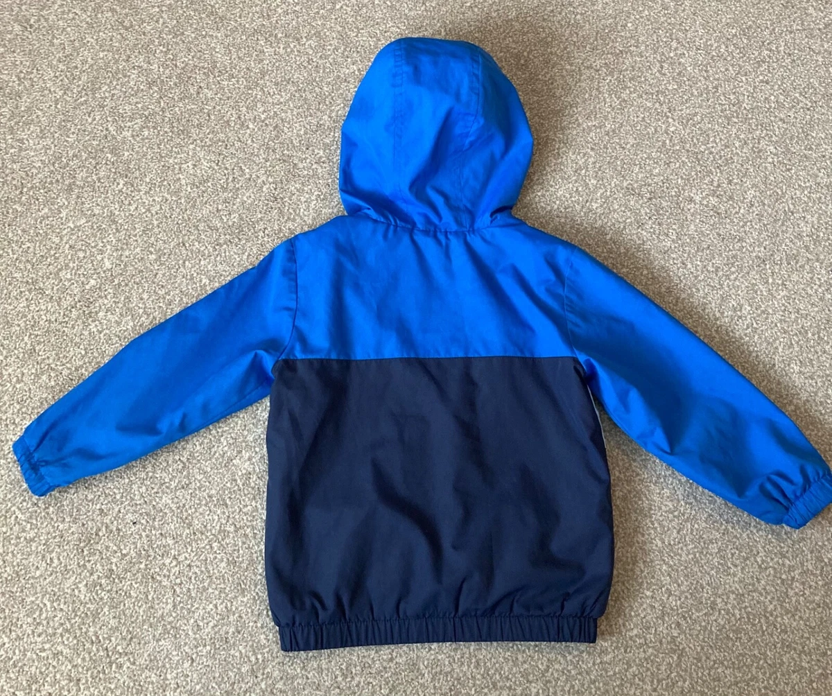 George Asda Boys Lightweight Hooded Rain Coat 1.5-2 Years 18-24 Months Blue  Wind | eBay