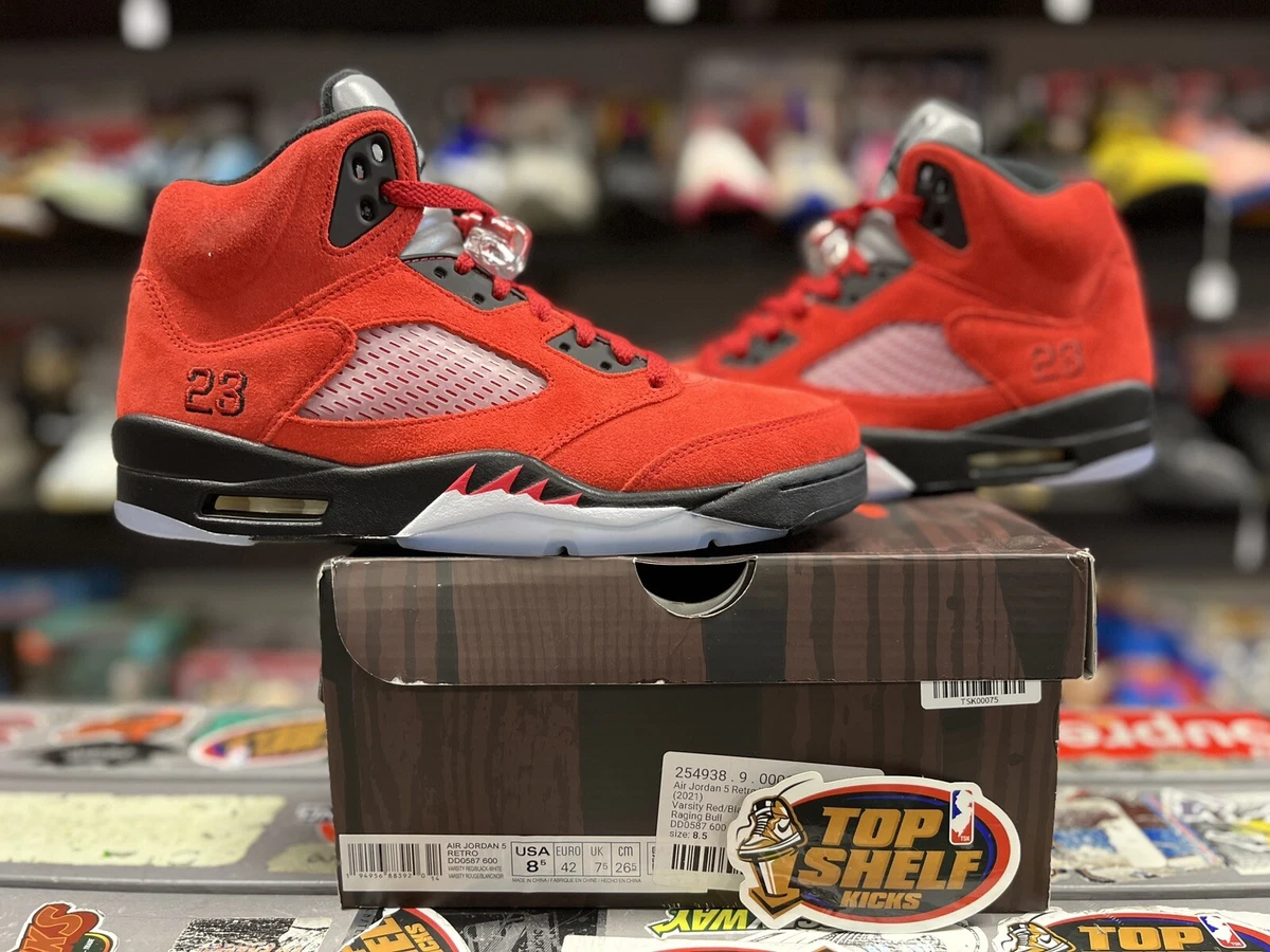 Jordan 5 red bull sale