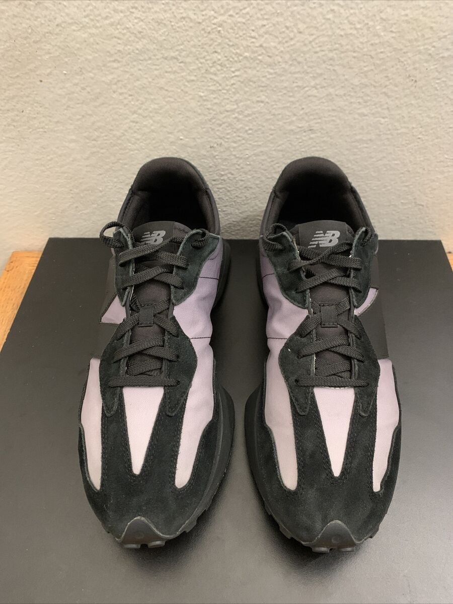 New Balance 327 Black Summer Fog Ombre Running Suede Shoes New Balance 327 Black Summer Fog Ombre Running Suede Shoes