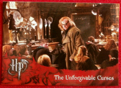 HARRY POTTER & GOBLET OF FIRE - Card #37 - UNFORGIVABLE CURSES - CARDS INC. 2005