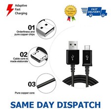 Micro USB 2.0 Cable Data Sync Transfer Mobile Charging Charge Lead 50cm - 5m Lot