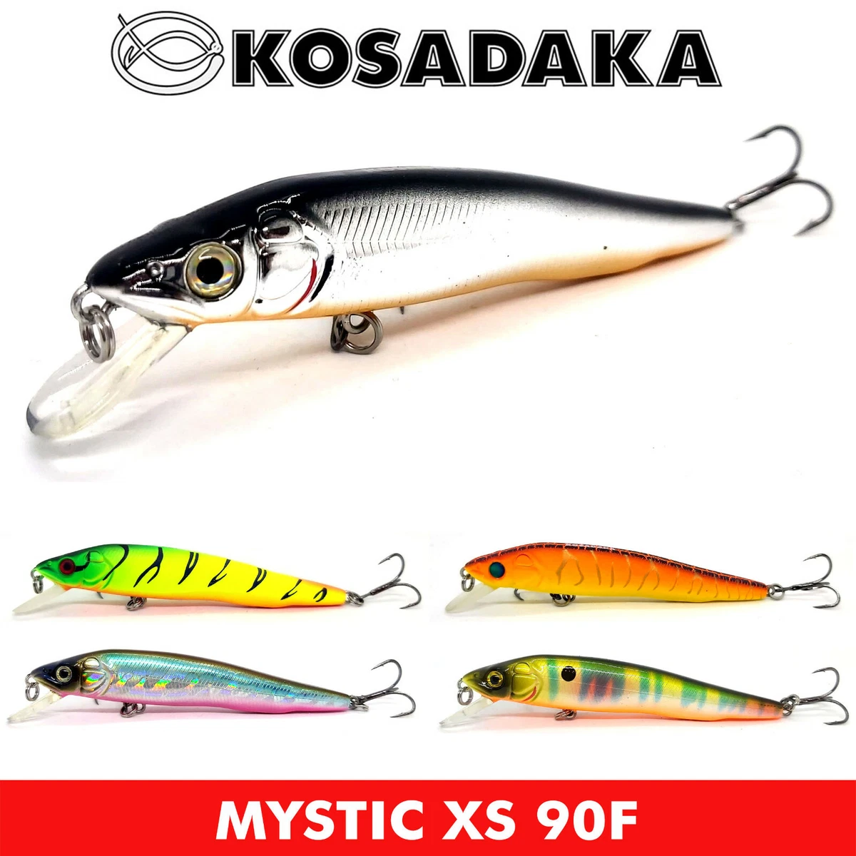 KOSADAKA PHANTOM MYSTIC XS 95F FLOATING FISHING BAIT MINNOW LURE 95mm 10.7g